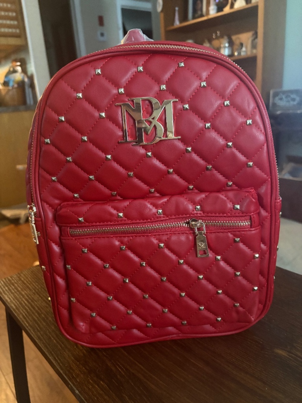 NWT Quilted/Studded Backpack